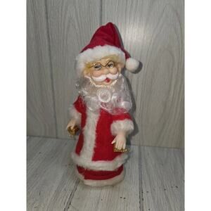 Vtg 1970s Santa Claus Standing Figurine Holiday Decor Dial Corporation USA Rare